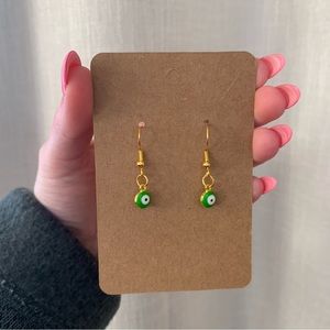 Handmade Evil Eye earrings